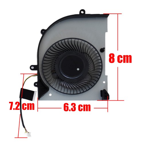 E32-2501540-A87 - Ventilador GPU para MSI Stealth 16 Studio | JVS