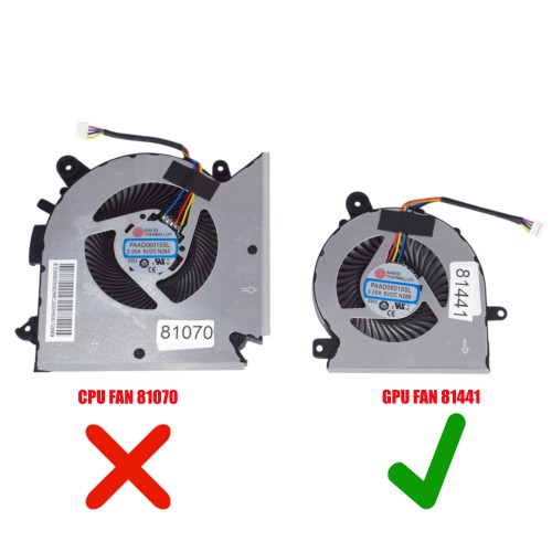 PAAD06015SL-N433 - GPU Fan for MSI GF63 GF65 | JVS Informática