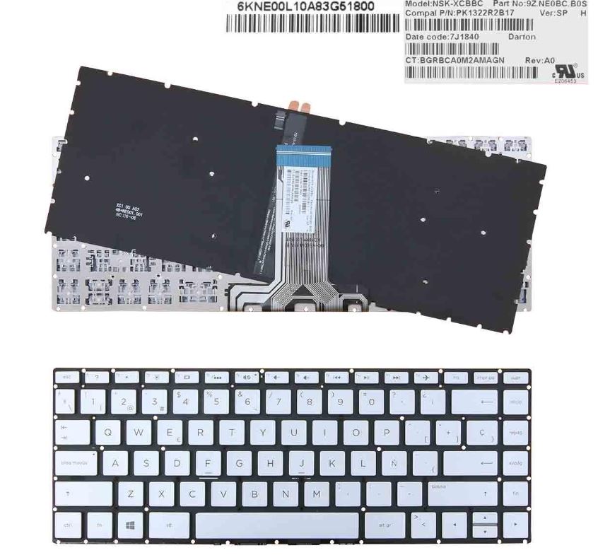 924115-071 - HP Pavilion 14-BS Tastatur mit Hintergrundbeleuchtung | JVS Informática