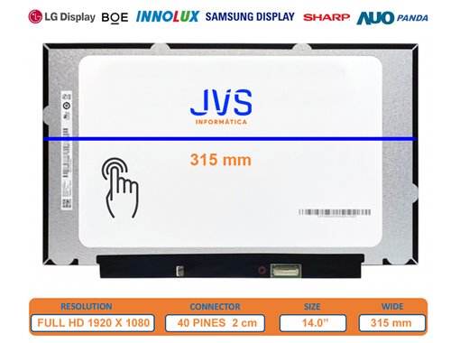 Touchscreen NV140FHM-T05 Matte 14.0 Zoll [Neu]