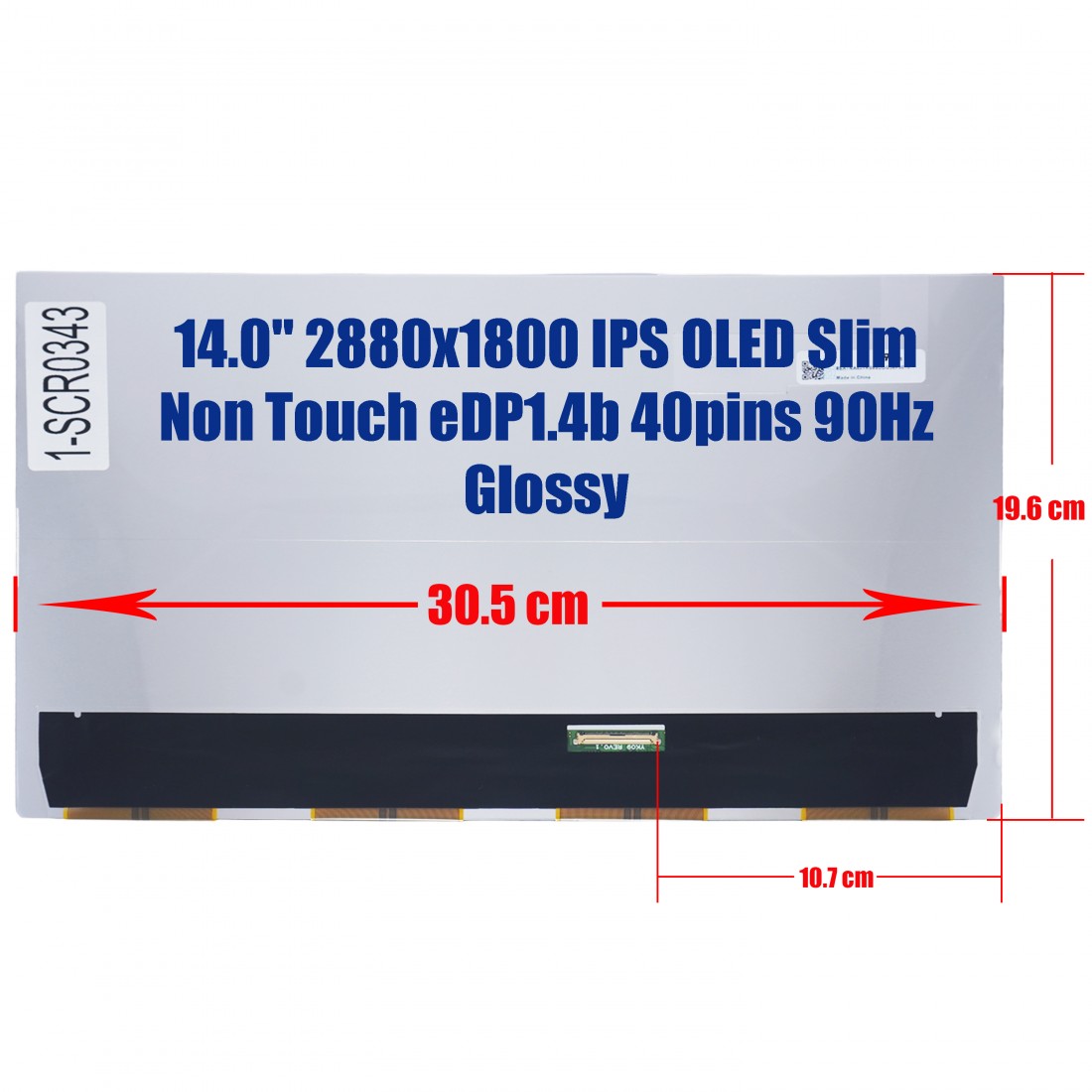 ATNA40YK09-0 - Tela OLED 14.0" 2.8K 90Hz para Asus | JVS Informática