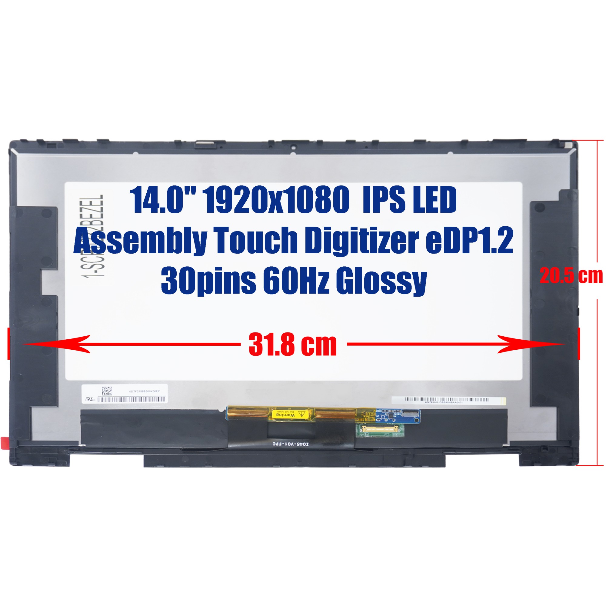 M45013-001 - 14,0 Zoll FHD Touchscreen HP x360 14-dy | JVS Informática