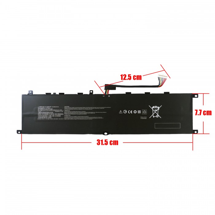 BTY-M6M - Batería para Portátil MSI GS66 GE66 (95Wh) | JVS