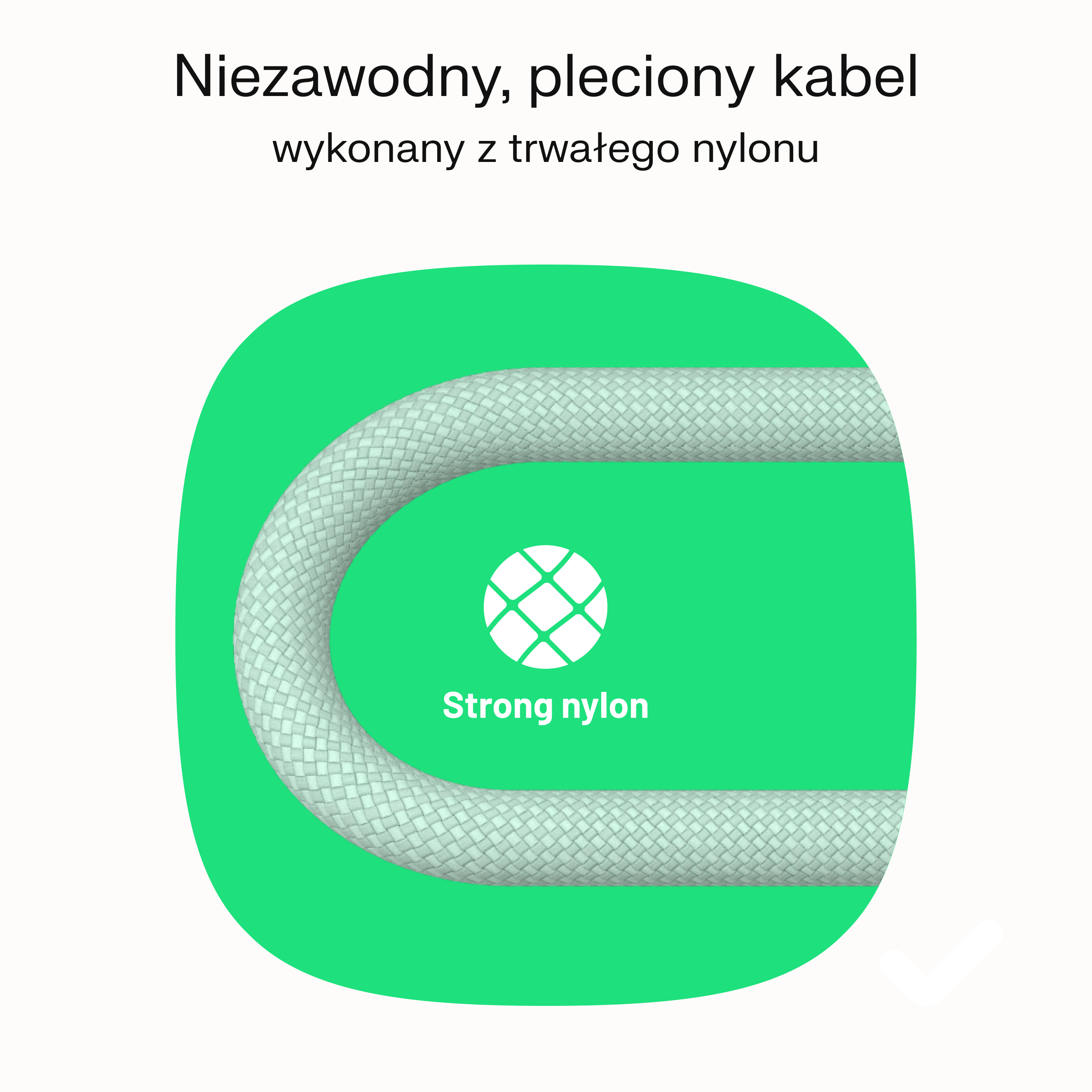 KABGC100PS200SW - USB-C Kabel 100W 2m Green Cell PowerStream | JVS Informática