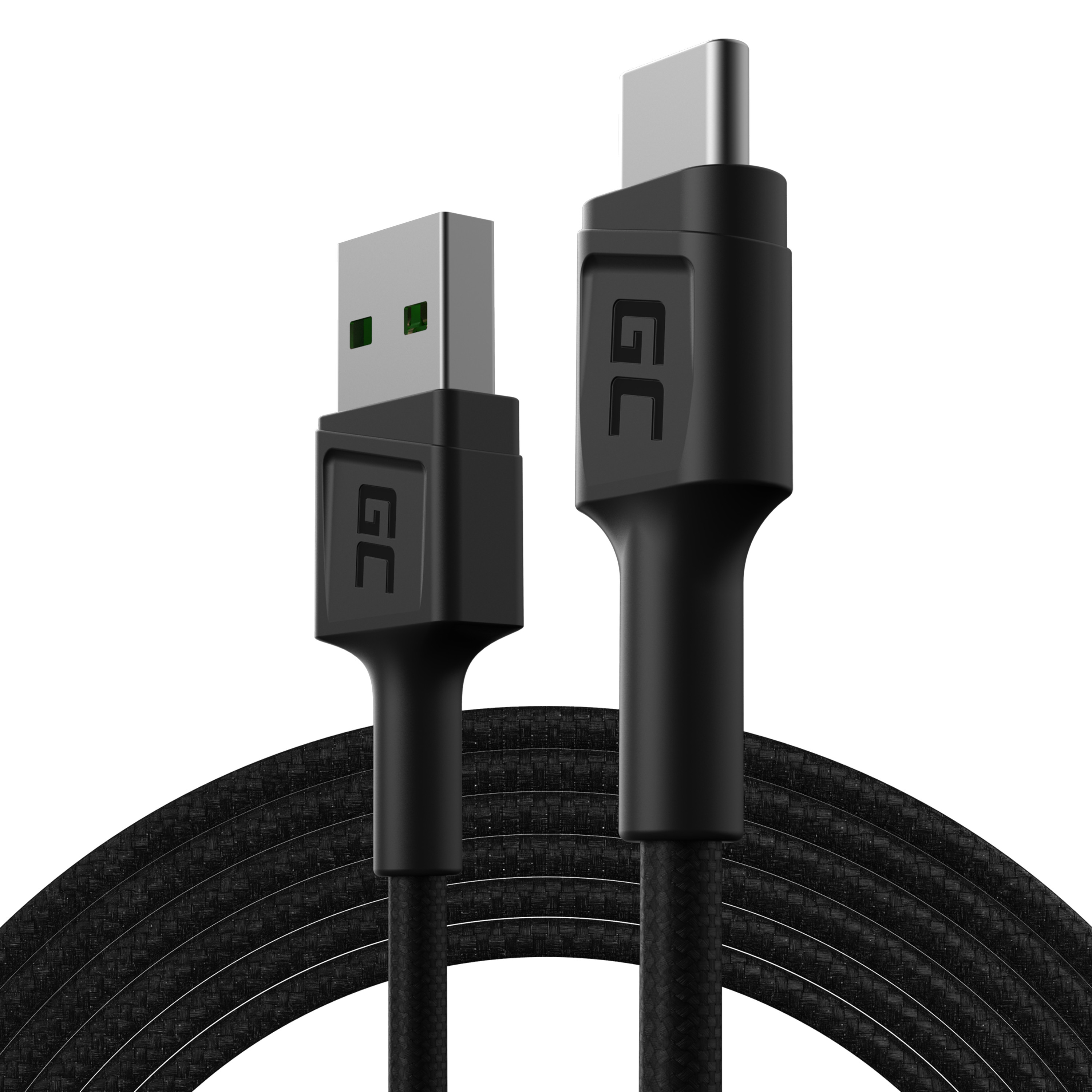 KABGC19 - Green Cell USB-C Kabel 2m Schnellladung QC 3.0 | JVS Informática