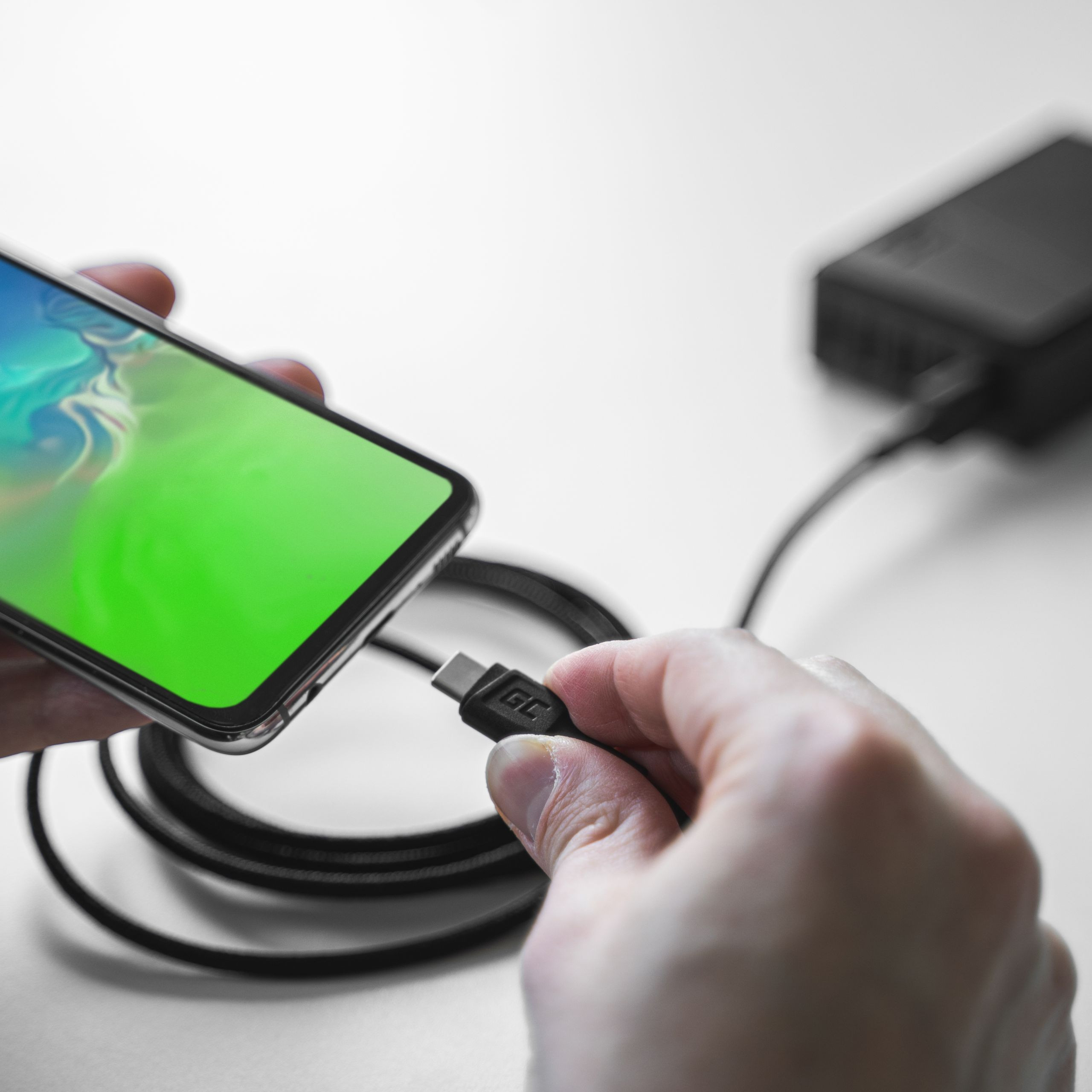 KABGC19 - Cable USB-C Green Cell 2m Carga Rápida QC 3.0 | JVS