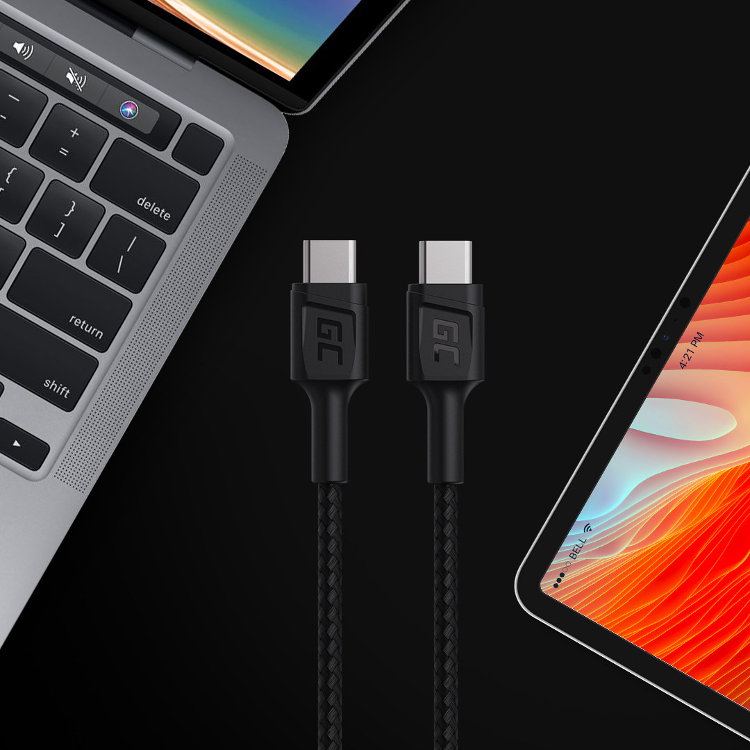 KABGC29 - Cabo USB-C para USB-C 2m 60W Green Cell | JVS Informática