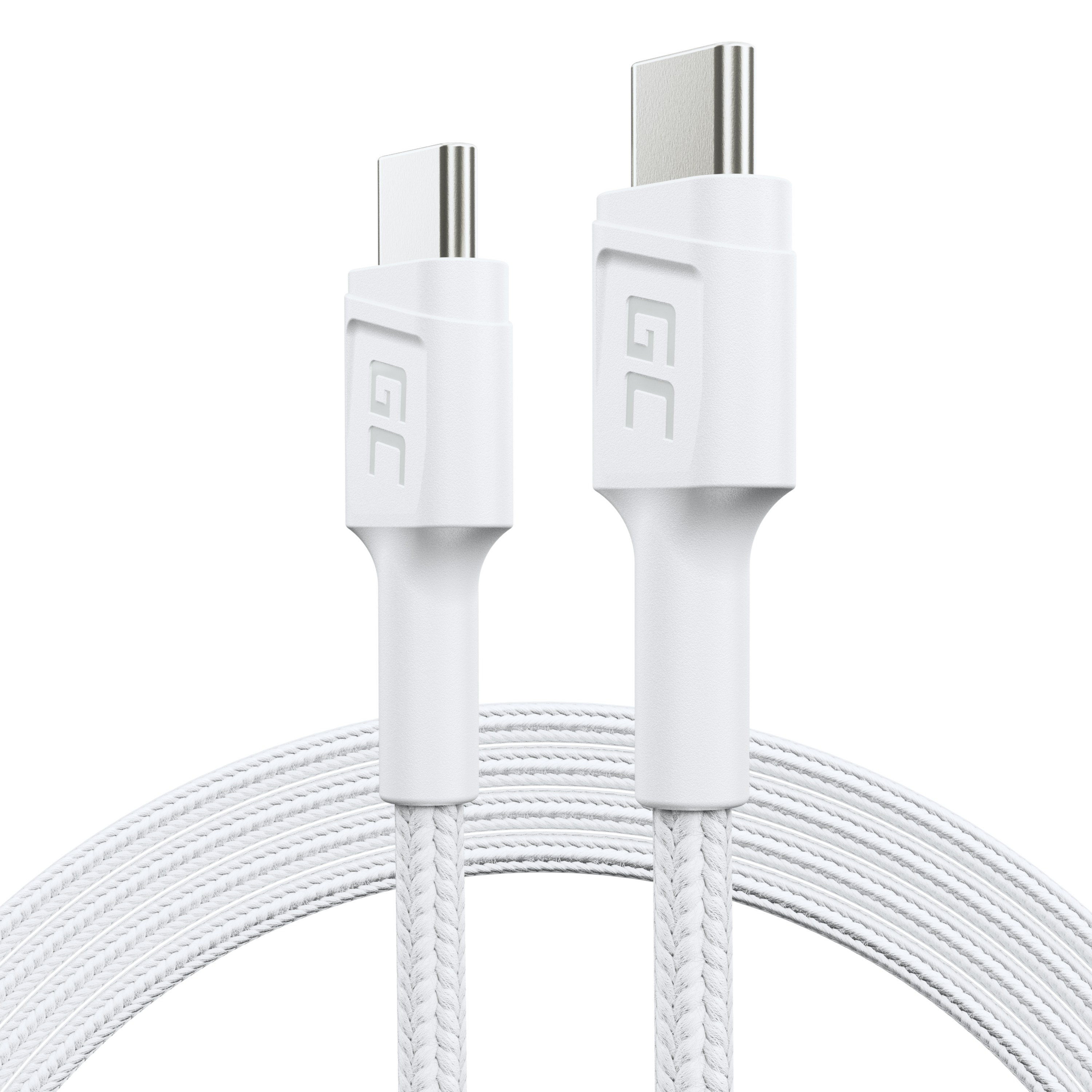 KABGC30W - USB-C-auf-USB-C-Kabel 60W Green Cell 1,2 m Weiß | JVS Informática