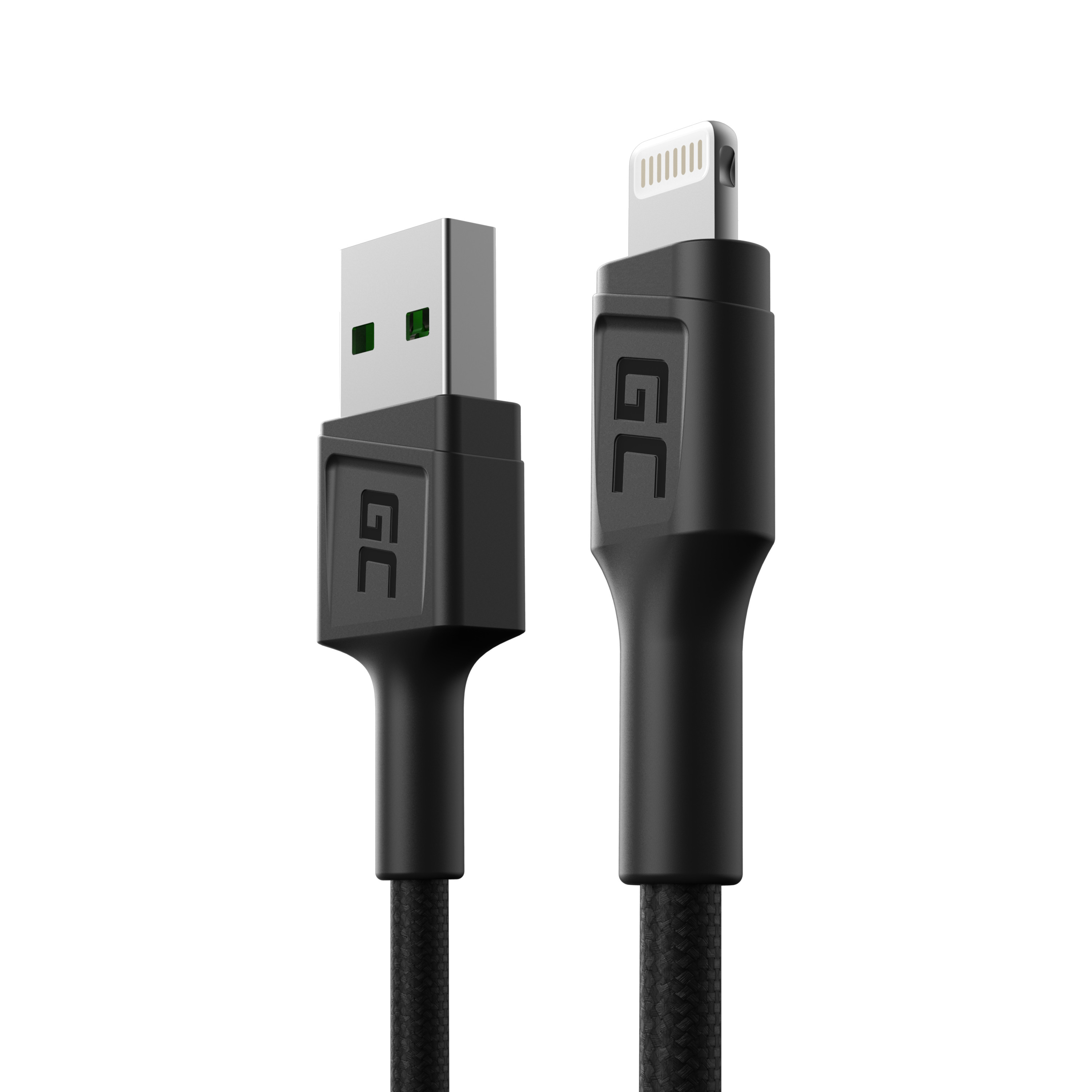 USB-A auf Lightning Kabel 30cm Green Cell Schnellladung | JVS Informática