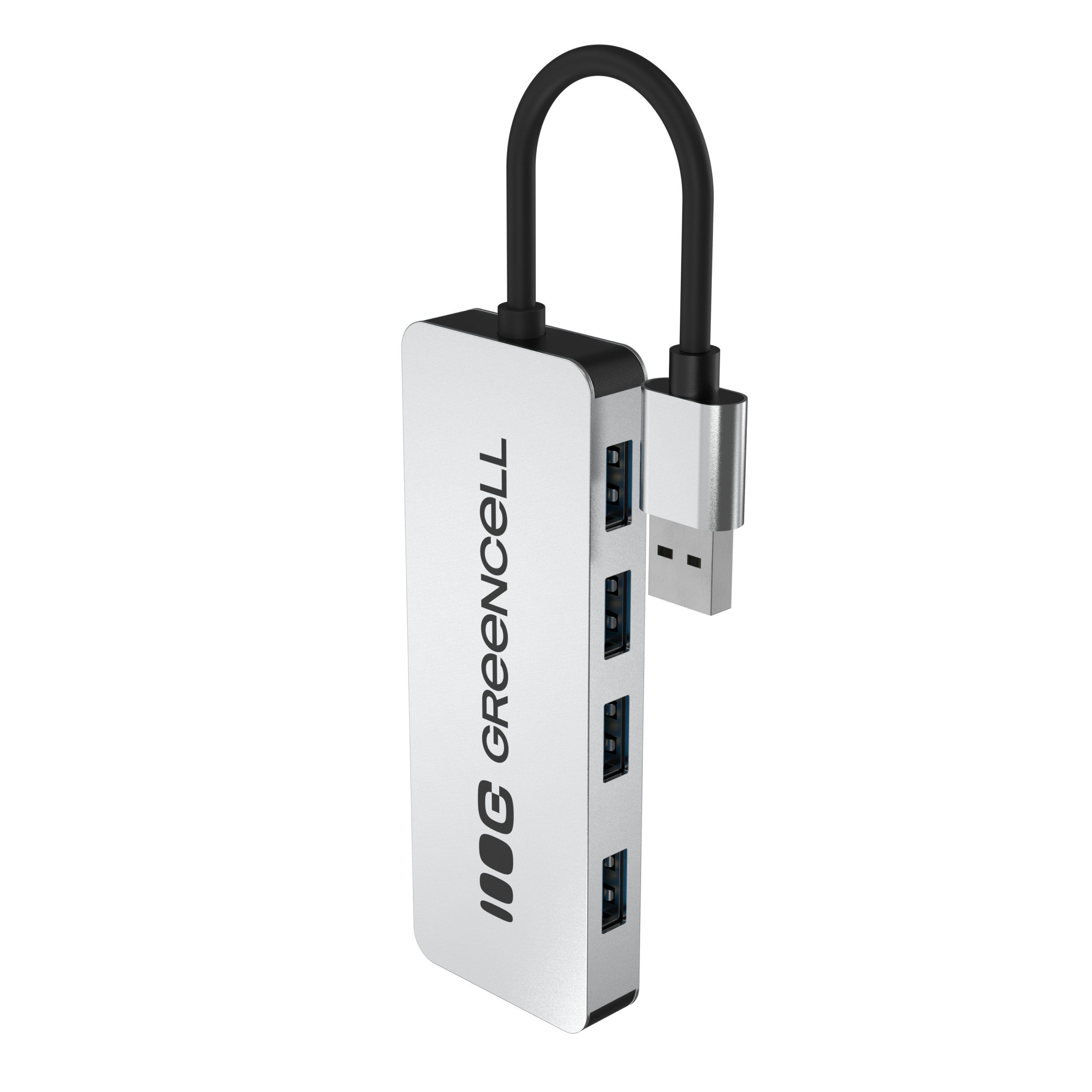 Hub USB-A 4 en 1 Green Cell avec 4 ports USB 3.0 | JVS Informática