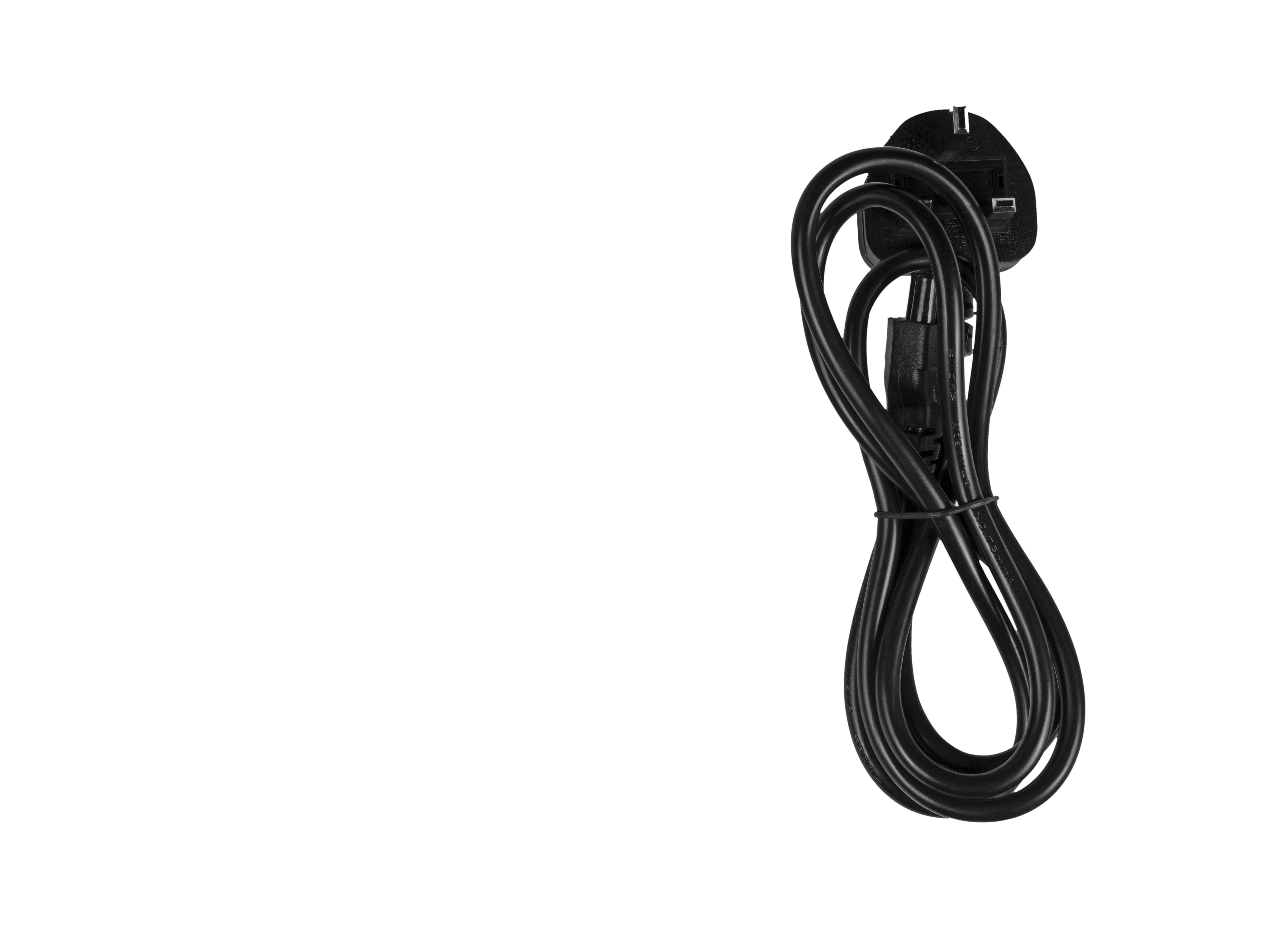 Cable Alimentación Trébol C5 UK para Portátil 1.2m | JVS
