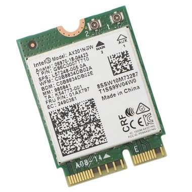 AX201NGW - Tarjeta WiFi 6 Intel M.2 2230 + BT 5.2 | JVS