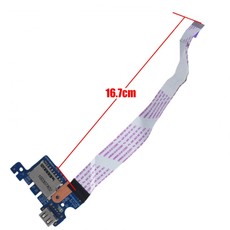 813953-001 - Placa Lector USB HP 15-AC 250 G4 | JVS Informática
