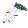 M15292-001 - Placa USB HP Chromebook X360 14a-ca | JVS