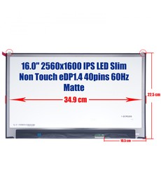 LP160WQ1-SPA1 - Pantalla 16.0" WQXGA IPS 40 pines | JVS