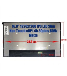 N160JCG-GT2 - 16.0" 1920x1200 IPS 30pin Screen | JVS Informática