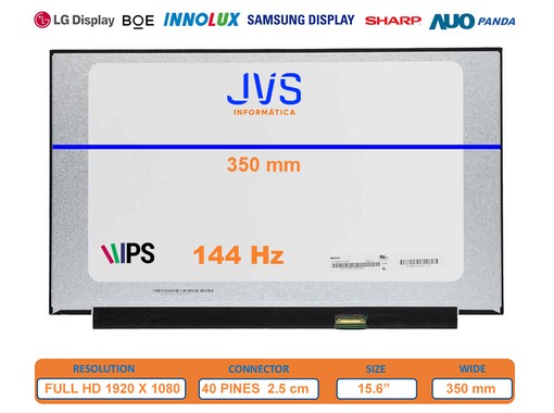 LP156WFE(SP)(K2) - Pantalla 15.6 FHD IPS 40 pines | JVS