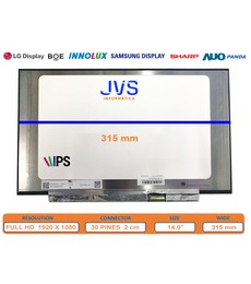 B140HAN02.3 - 14.0" FHD IPS 30-pin Slim Screen | JVS Informática