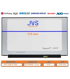 14.0 inch B140XTNAA.0 laptop screen with 30-pin eDP connector and matte finish.
