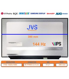 B173HANAA.0 - 17.3" FHD eDP 40-Pin Matte Screen | JVS Informática