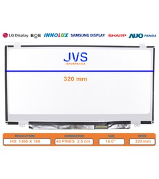 B140XTN06.2 HW0A - 14.0" HD 40-pin Laptop Screen | JVS Informática