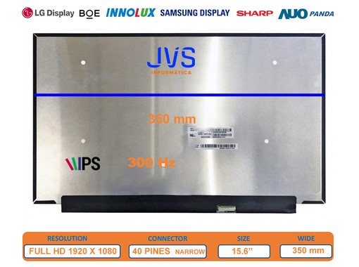 B156HAN12.2 - Pantalla 15.6 FHD IPS 40 Pines eDP | JVS