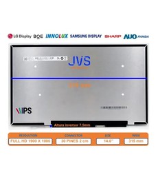 NV140FHM-N66 – Écran PC portable 14.0" Full HD IPS mat | Garantie 3 ans