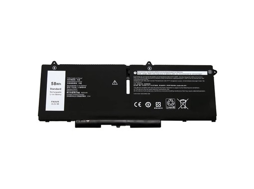 Batterie FK0VR pour ordinateur portable Dell Latitude 5330, 7330, 7430, 7530
