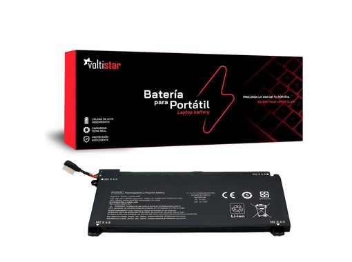 Batterie PG06XL pour ordinateur portable HP Omen 15-DH de 11.1V et 5100mAh