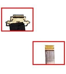 Display-Flexkabel DC02C00GF00 für Dell XPS 15 9570 und Precision 5530 mit 30 Pins