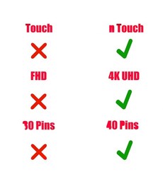 LCD-Videoflexkabel DC02C00FW10 für Lenovo ThinkPad P53 20QN 4K UHD
