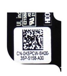 Cable Flex de Pantalla 0K5PCW para Dell XPS 15 9520 y Precision 5570 40 pines
