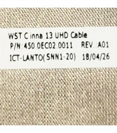 Cable Flex de Pantalla 450.0EC02.0011 para HP Envy X360 13-AG