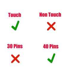 Bildschirm-Flexkabel DD0Y09LC100 für HP Chromebook 14 G3 Touchscreen 40 Pins