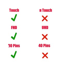 Bildschirm-Flexkabel 6017B1721501 für HP Fury 16 G9 und G10 Touch 30 Pins