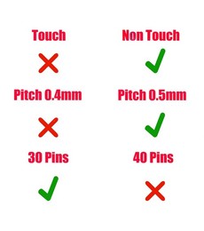 Câble Flex d'Écran 5C10Z23909 pour Lenovo ThinkPad L13 Gen 2 Non Tactile