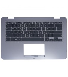 Clavier avec Repose-poignets Espagnol 90NB0GW1-R31BE0 pour Asus TP401NA et TP401CA