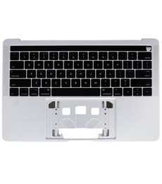 Keyboard for Apple MacBook Pro 13" A1706 (2016-2017) with US layout and silver color.