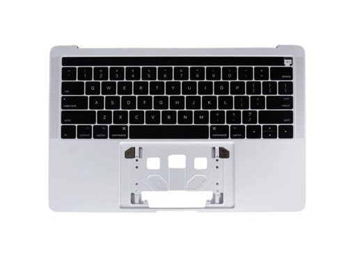 Keyboard for Apple MacBook Pro 13" A1706 (2016-2017) with US layout and silver color.