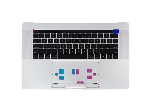 Keyboard with Topcase 661-06377 for Apple MacBook Pro 15" A1707 (2017) Silver US Layout