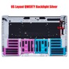 Clavier avec Topcase 661-06377 pour Apple MacBook Pro 15" A1707 (2017) Argent Disposition US