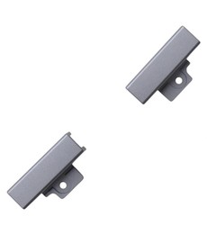 Kit de caches de charnières 5CB1M65367 pour Lenovo LOQ 15IRX9 et 15AHP9, couleur grise.