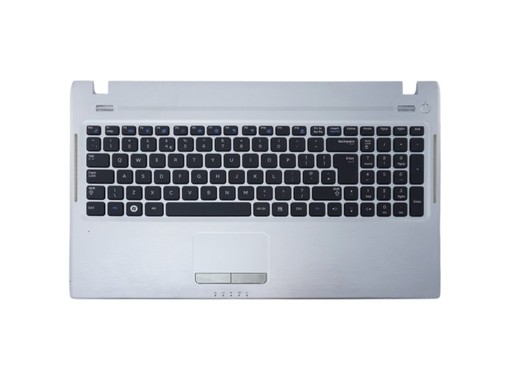 Teclado com palmrest 9Z.N5QSN.A0F para Samsung Q530 e Q560, layout UK