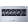 Teclado com palmrest 9Z.N5QSN.A0F para Samsung Q530 e Q560, layout UK