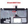 Teclado UK para portátil ASUS X550 X552 color Plata con referencia 90NB00T1-R31UK0