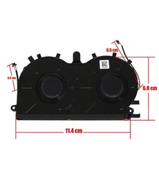 Ventilateur CPU DFS5F22B15761F-FSMP pour Huawei MateBook 14