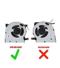 CPU Fan DFS5L22H05G86V for Lenovo Legion 5 15AKP10 and 15AHP10