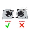 Ventilateur CPU DFS5L22H05G86V pour Lenovo Legion 5 15AKP10 et 15AHP10