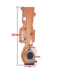 Ventilador CPU con disipador 5H40X89407 para Lenovo ThinkPad X12 Detachable Gen 1