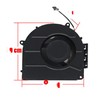 Ventoinha GPU M45787-001 para portátil HP Envy 17-CH